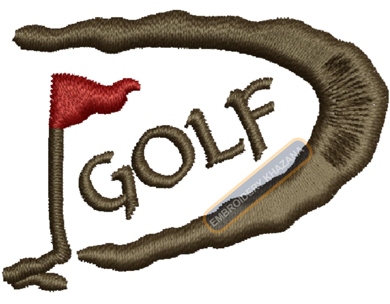 Doonbeg Golf Machine Embroidery Design