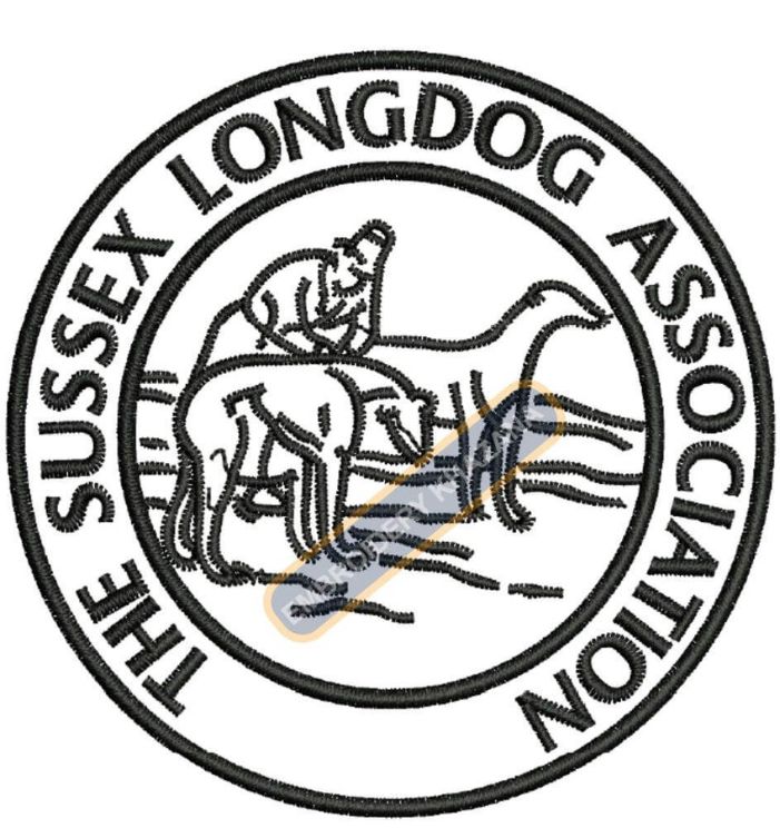 Sussex Long Dog Embroidery Design