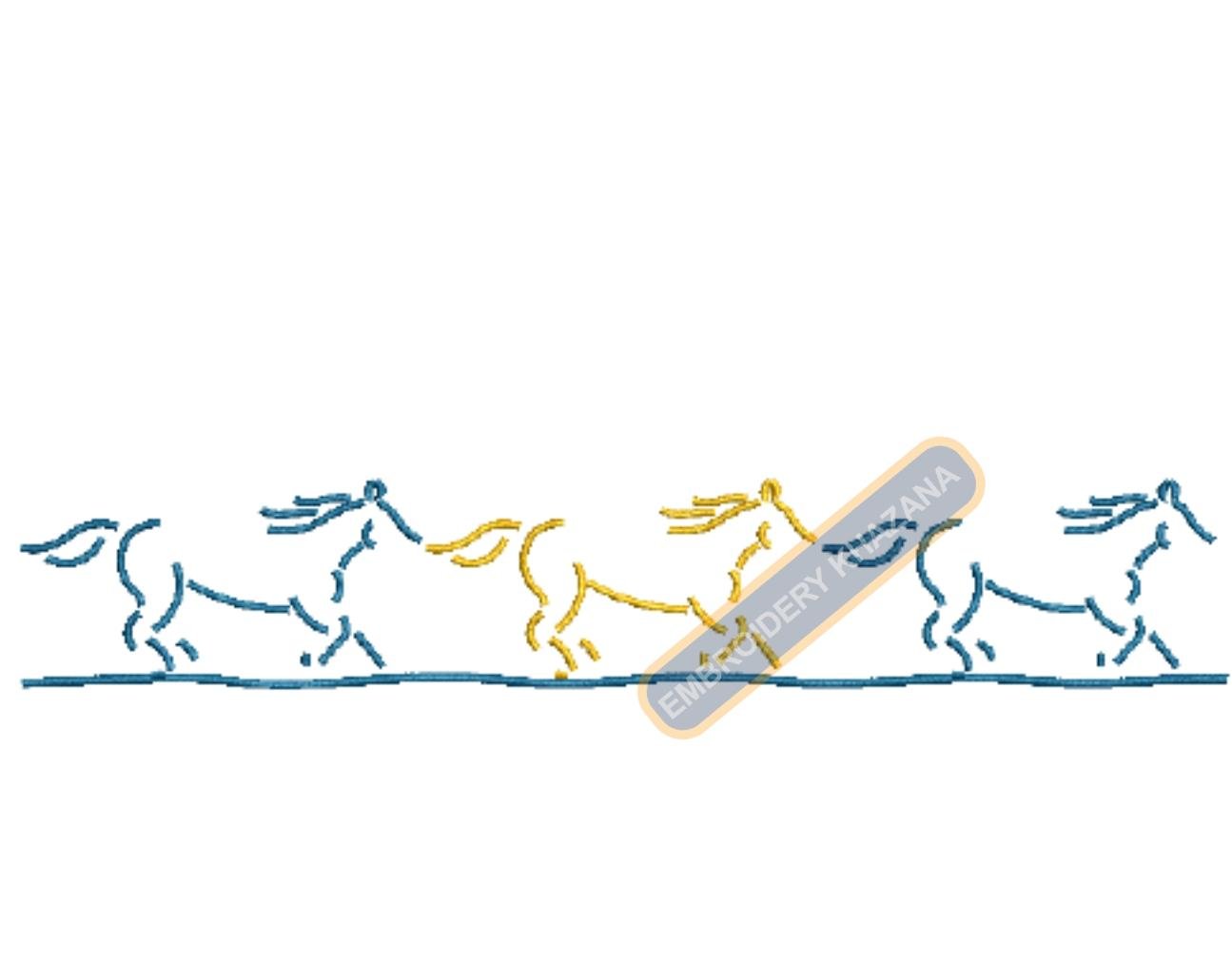 Horse Embroidery Designs Horse Machine Embroidery Patterns