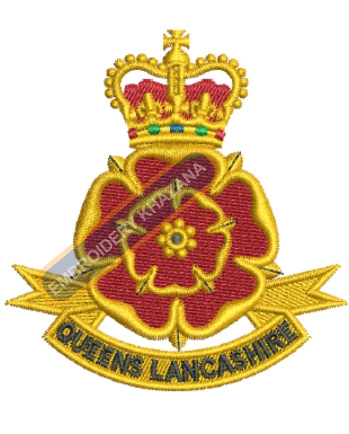 queen lancashire regiment crest