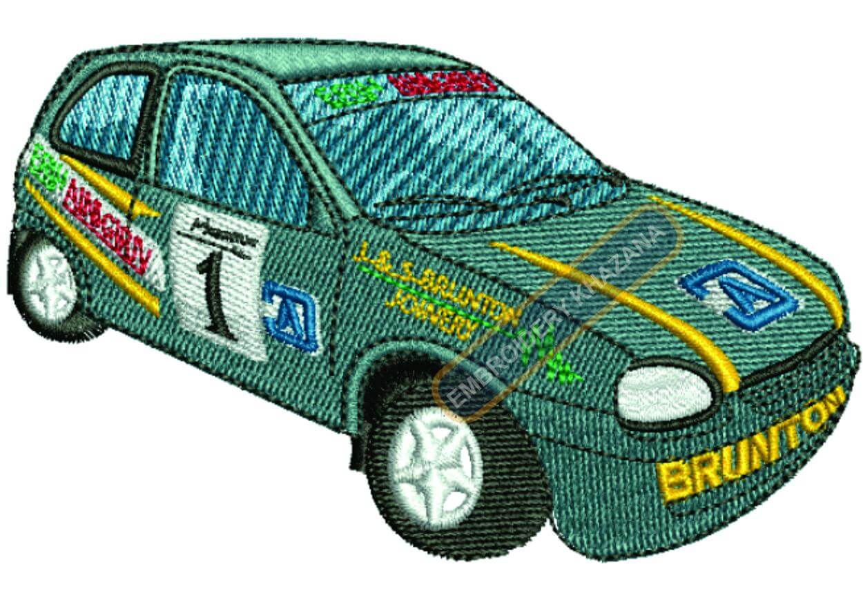 Car Brunton Embroidery Design