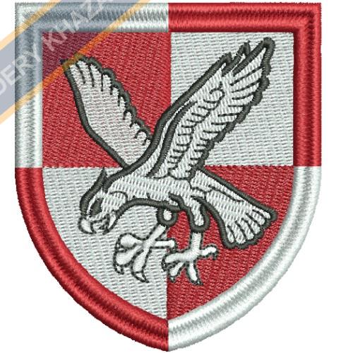 eagle badge embroidery design