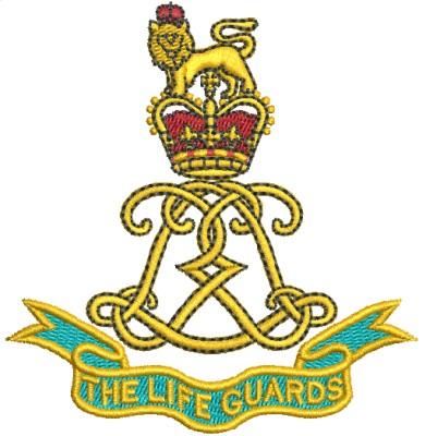 The Life Guards Blazer Badge embroidery design