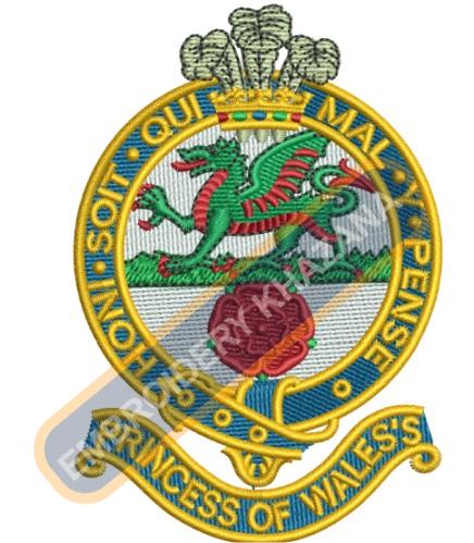 Princess of Wales Royal Regiment crest
