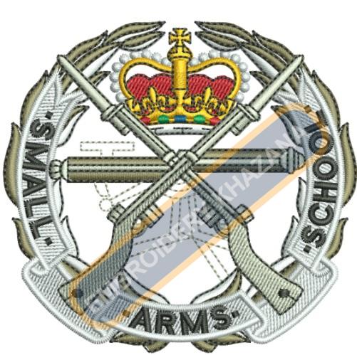 Small Arms School Corps embroidery design