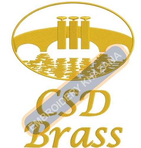 Free Cds Brass Embroidery Design