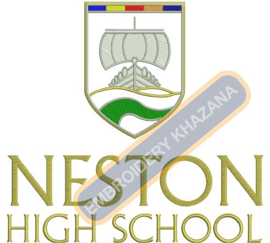 Free Neston High School Embroidery Design