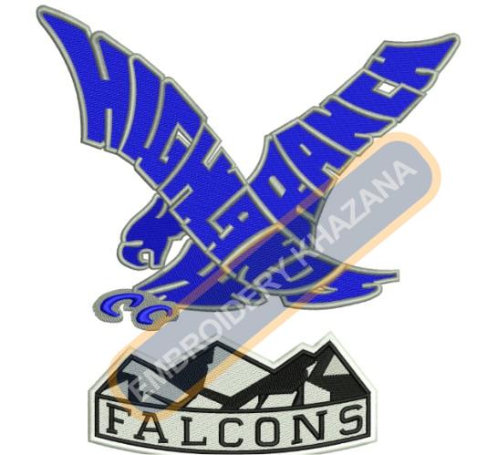 Free Falcons Embroidery Design