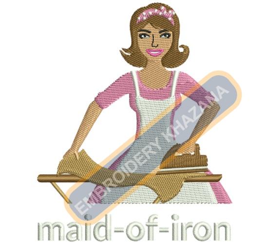 Free Maid of Iron Embroidery Designs