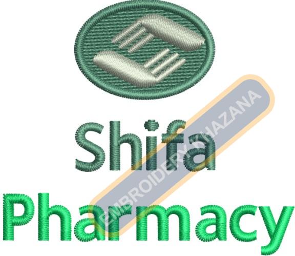Free Shifa Pharmacy Embroidery Design