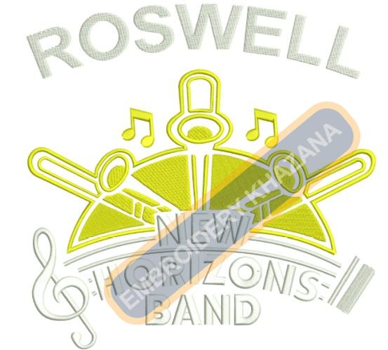 Free Rosewell New Horizons Band Embroidery Design