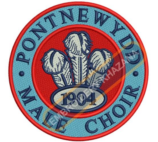 Free Pontnewydd Male Choir Embroidery Design