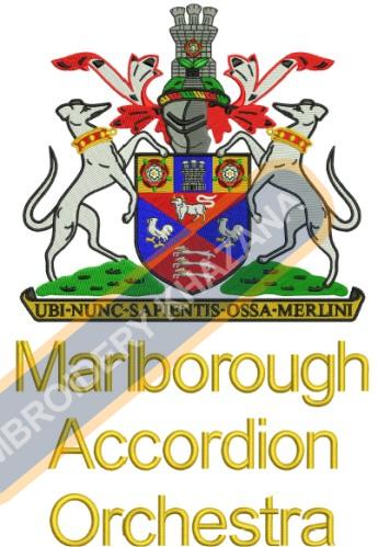 Marlborough Accordion Orchestra Embroidery Design Free