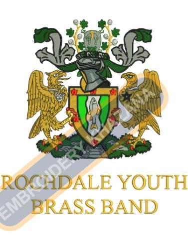 Rochdale Youth Brass Band Embroidery Design Free