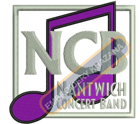 Ncb Nantwich Concert Band Embroidery Design Free