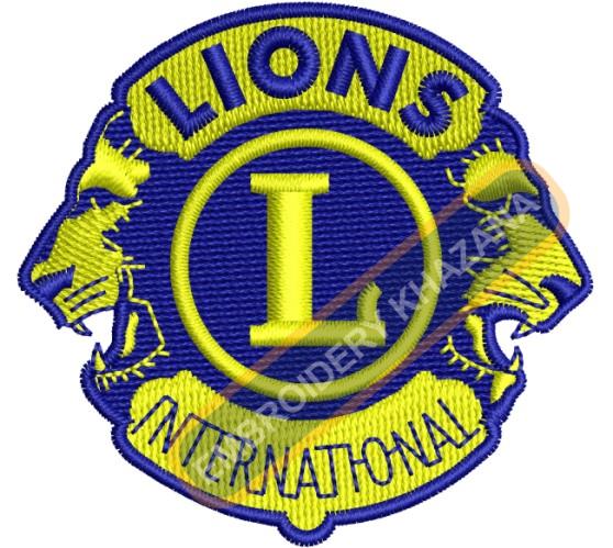 Free Lions International Embroidery Design