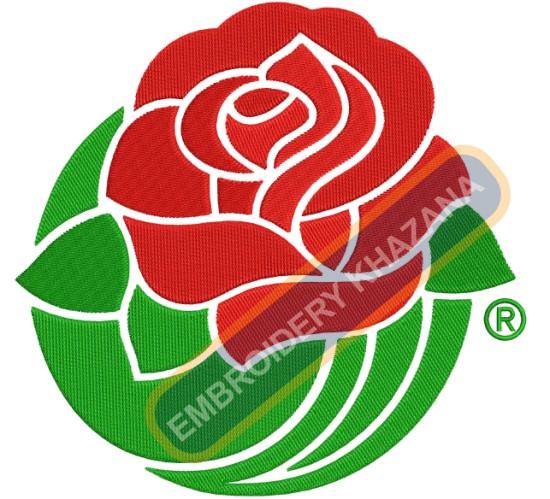 Free Rose Flower Embroidery Designs