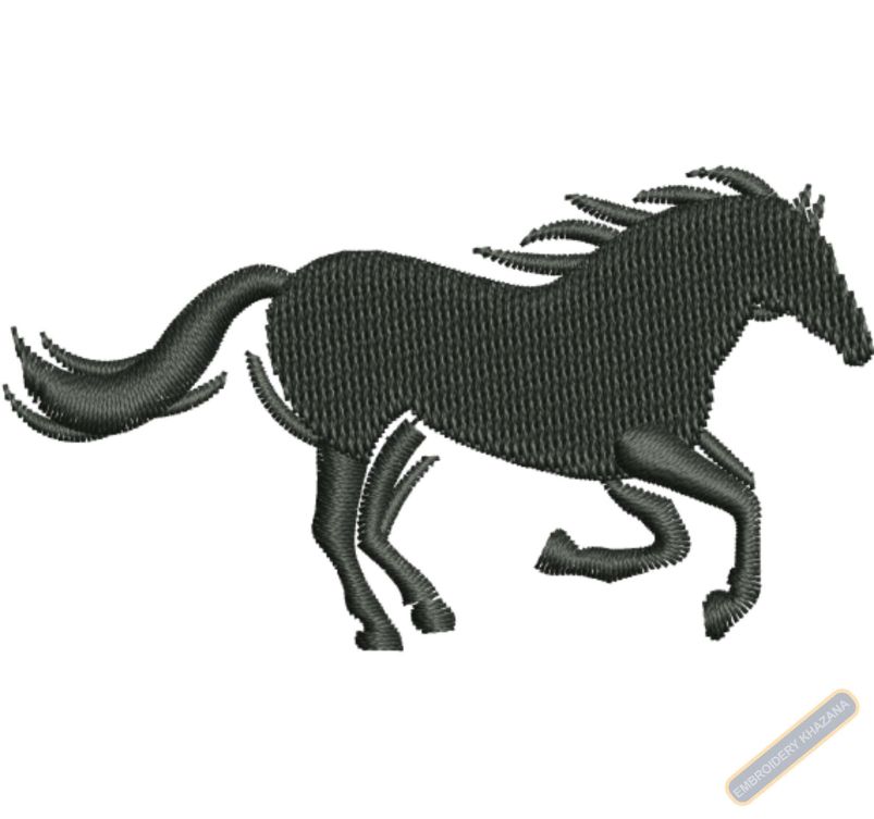 Horse Embroidery Design