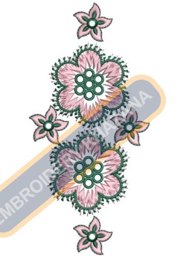 Free Simple Flower Embroidery Design