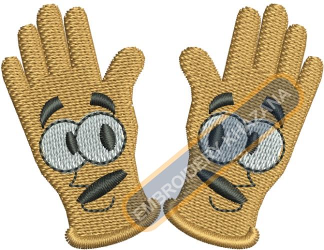 Winter Gloves Embroidery Designs Free