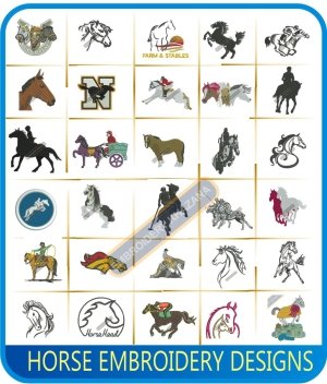 Horse Machine Embroidery Designs