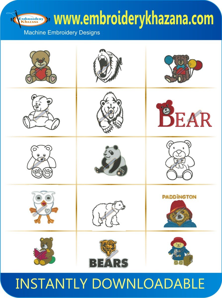 TEDDYBEAR DESIGNS PACK