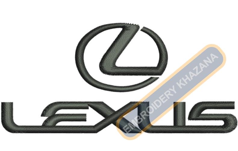 Lexus Logo Embroidery Designs