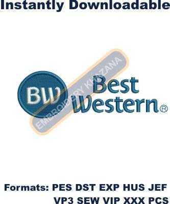 Best Western Logo Embroidery Designs