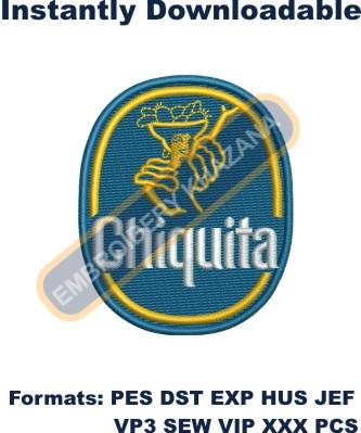 Chiquita Logo Embroidery Design