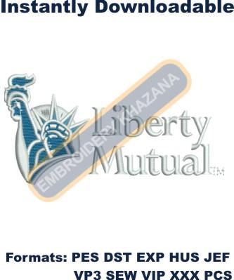 Liberty Mutual Logo Embroidery Design