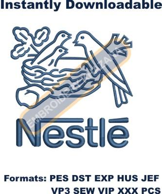 Nestle Logo Embroidery Designs