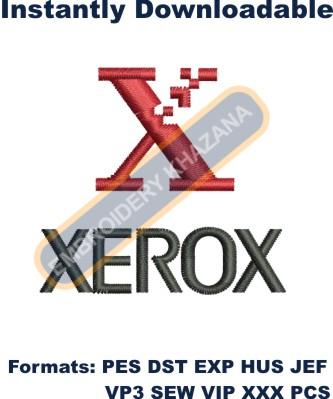 Xerox Logo Embroidery Design