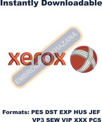 Xerox Logo Embroidery Designs