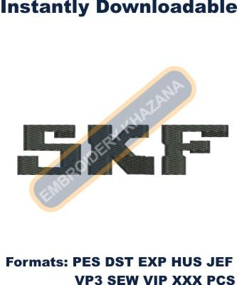 SKF Logo Embroidery Designs
