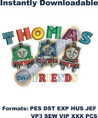 Thomas And Friend Embroidery Design