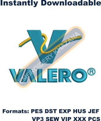 Valero Energy Logo Embroidery Design