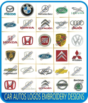 Car Auto Logos Embroidery Designs
