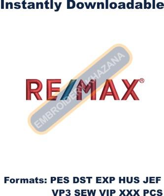 REMAX Logo Embroidery Designs