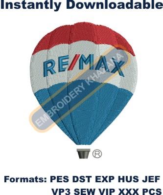 Remax Ballon Logo Embroidery Designs