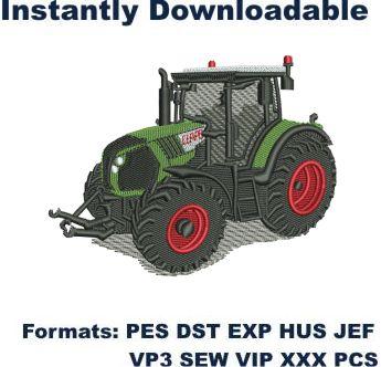 Claas Tractors Embroidery Design