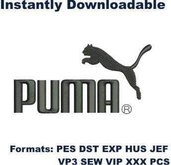 Puma Logo Embroidery Designs