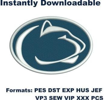 Download Penn State Nittany Lions football Logo embroidery design