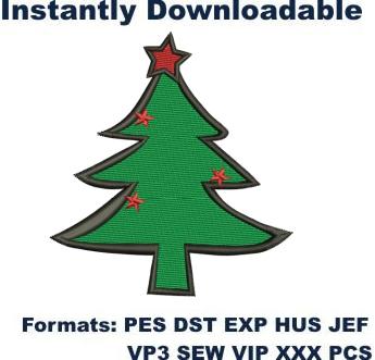 Christmas Tree Embroidery Designs