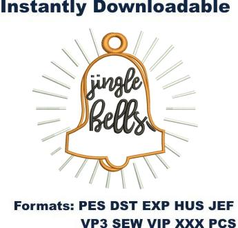 Jingle Bells Embroidery Designs