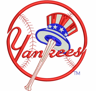 New York Yankees Logo embroidery design