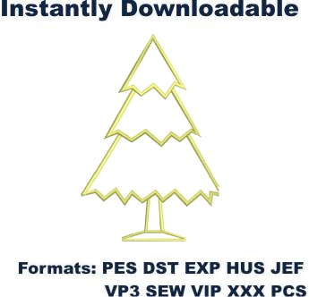 Christmas Tree Embroidery Designs