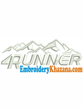 4runner Logo Embroidery Design