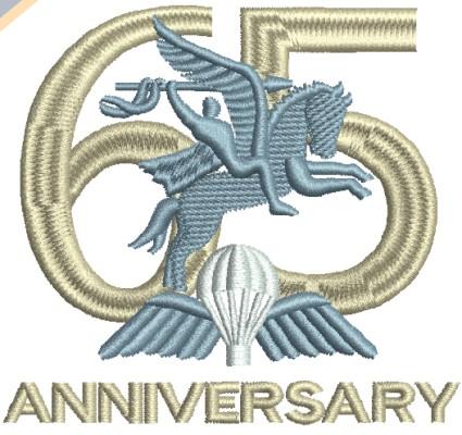 65 Anniversary British Army Emroidery Design