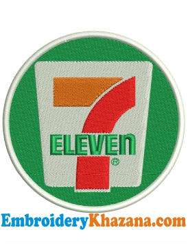 7 Eleven Logo Embroidery Design