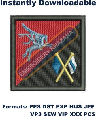 Military Army Embroidery Design
